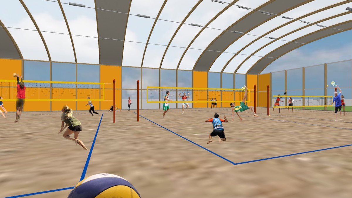 Indoor Beachsporten
